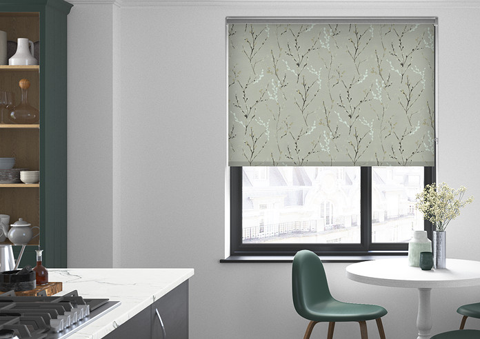 Catkin (Blackout), Smoke - Twist&Fit Roller Blind - Image 3